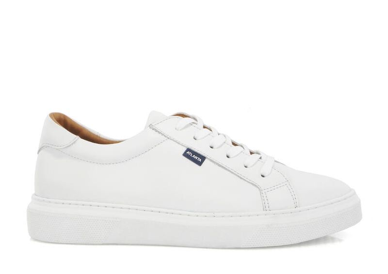 Hayato Sneakers in White Nappa Leather