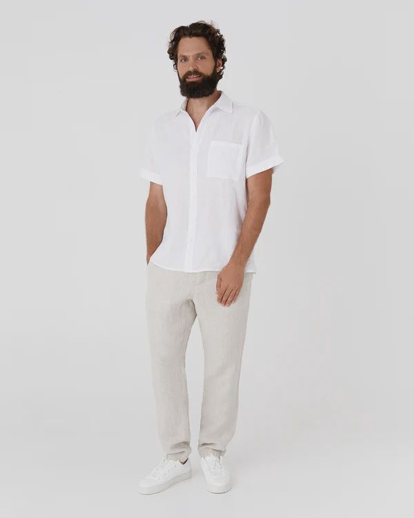 Short Sleeve Verbier in White