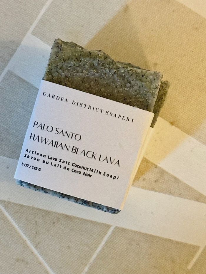 Palo Santo Hawaiian Black Lava Soap