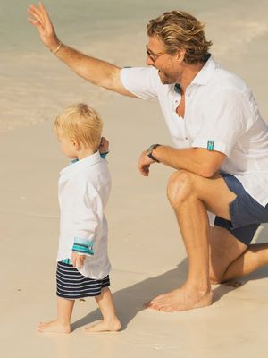 Boys White Linen Shirt