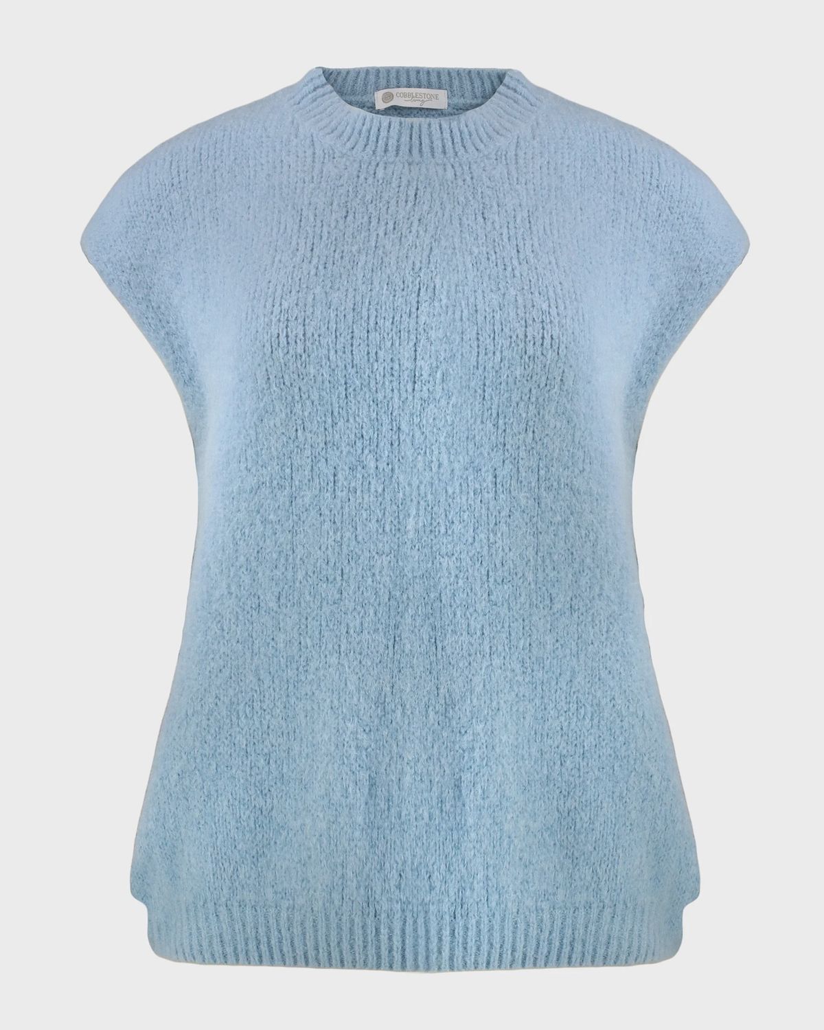 Nadia Knit Top, Colour: Light Blue
