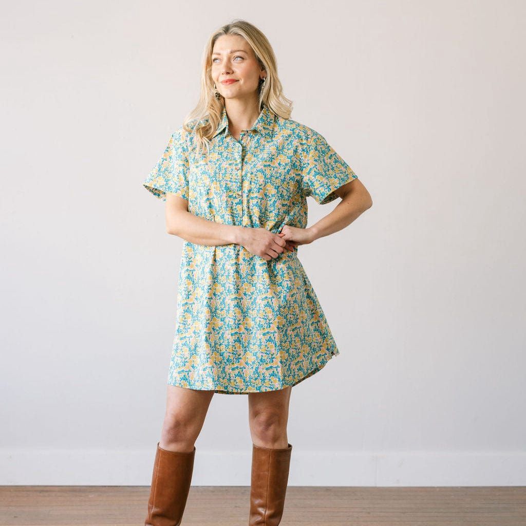 Paradise Floral Getaway Mini Dress