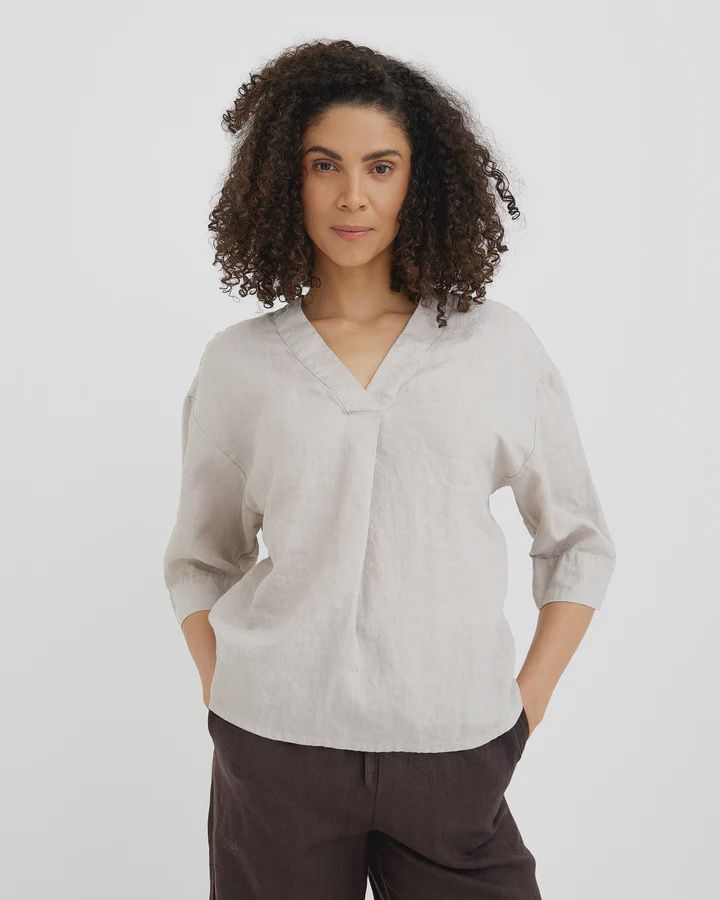 Linen Top St. Tropez In Natural Melange