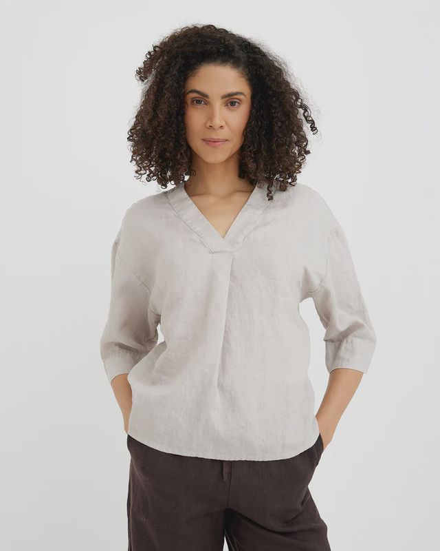 Linen Top St. Tropez In Natural Melange