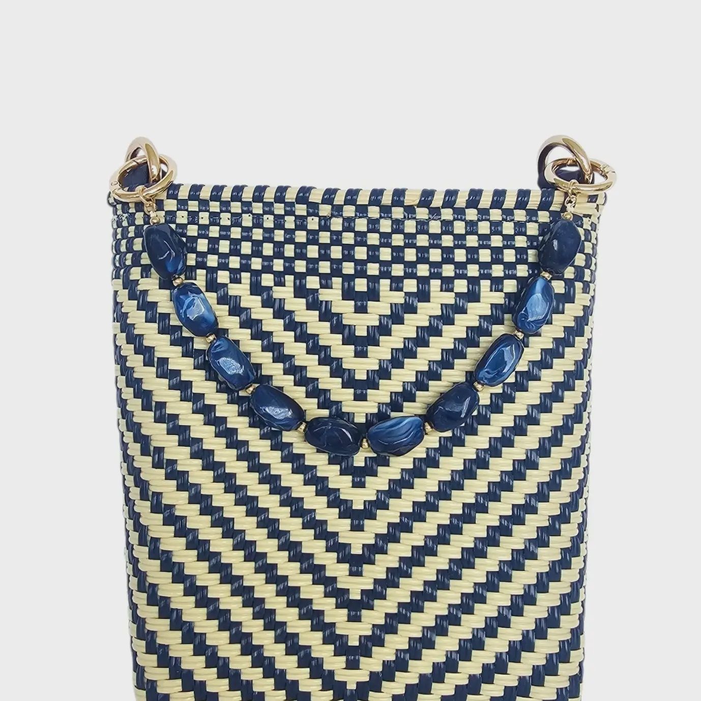 Milano Crossbody Bag - Azure