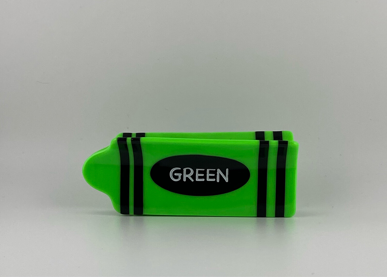 Green Crayon Hair Claw
