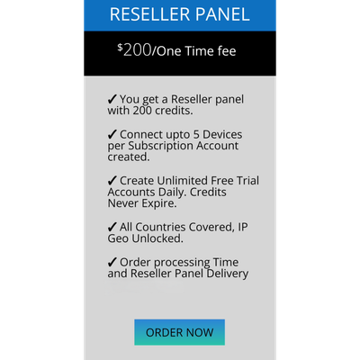 Reseller Panel with 200 Credits