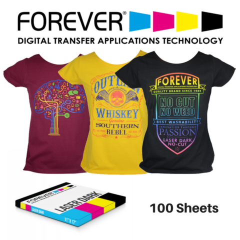 FOREVER Laser Darks (No-Cut) Transfer Paper