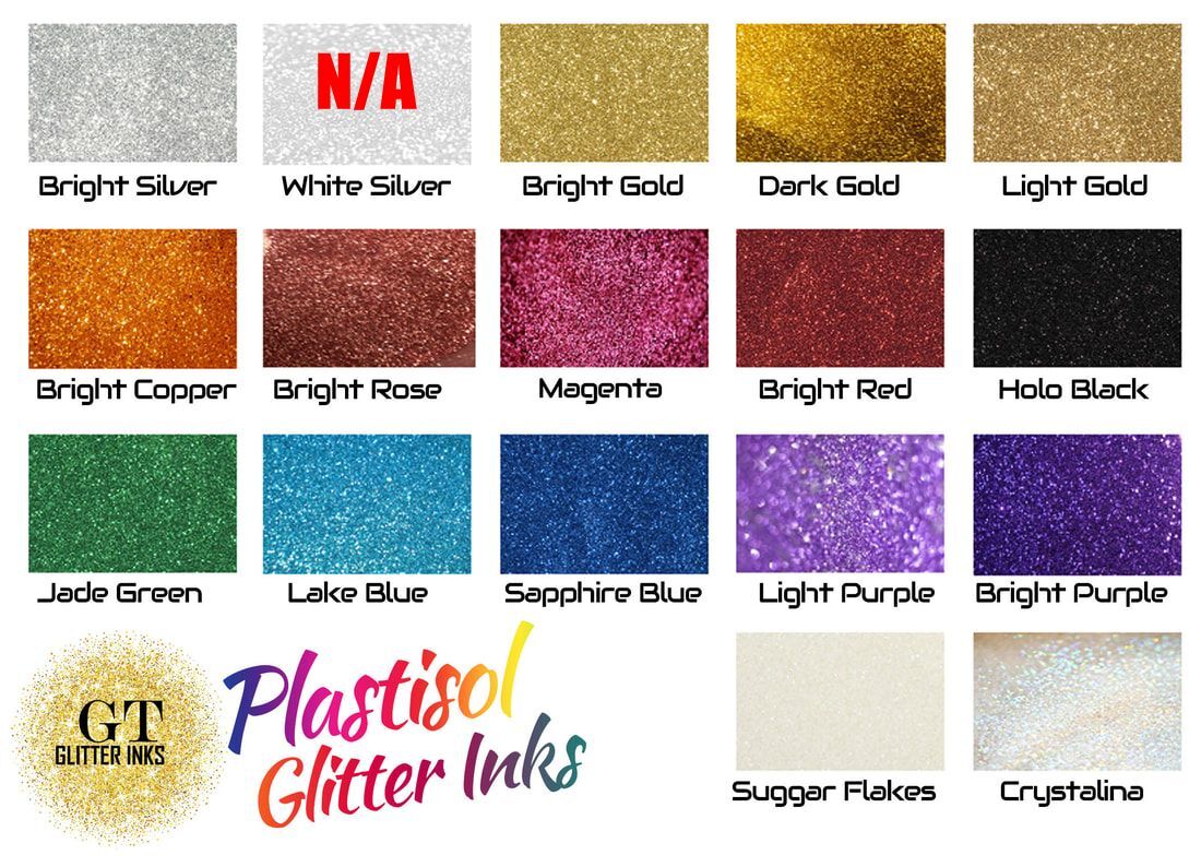 Plastisol Glitter Inks