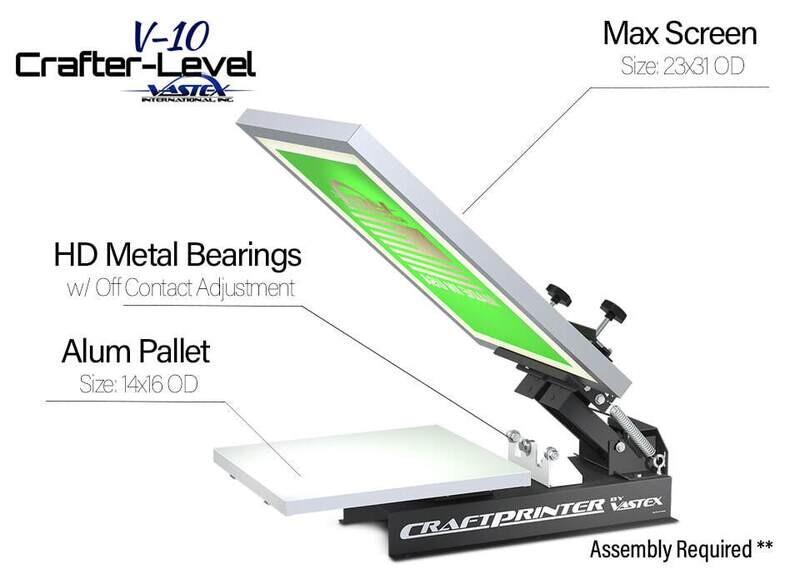 Vastex V-10 Manual Press Table Top