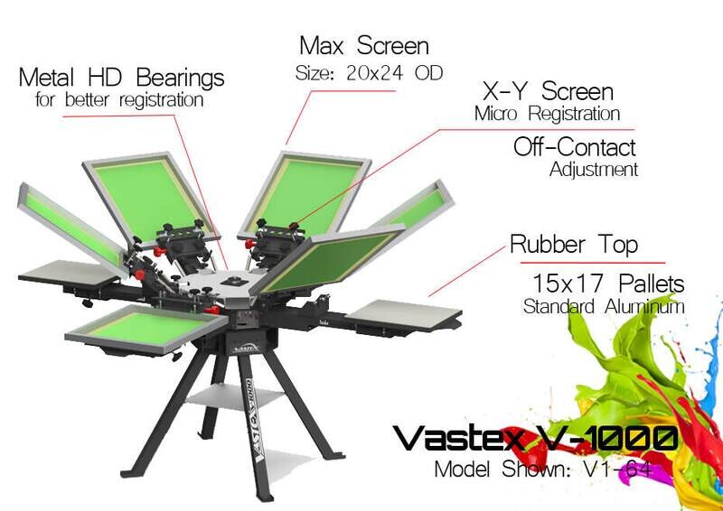 VASTEX V-1000 Manual Press