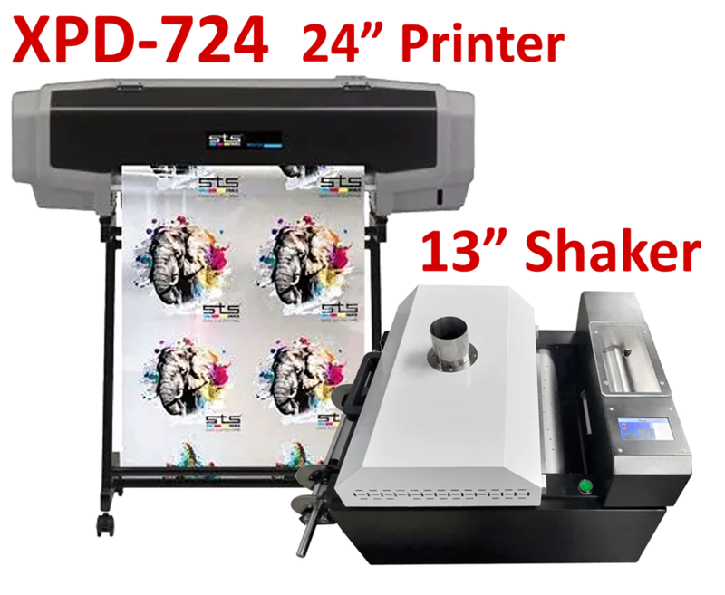 STS XP-724 24" inch DTF Printer & Shaker 13" - COMBO