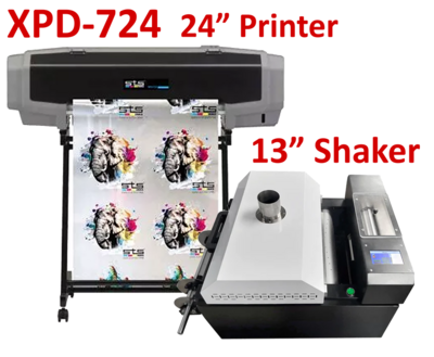 STS XP-724 24" inch DTF Printer & Shaker 13" - COMBO