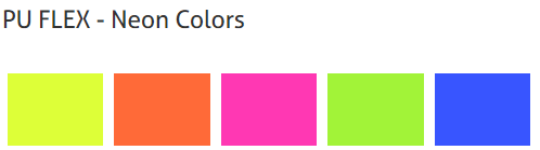 PU FLEX  20 inch - Neon Colors