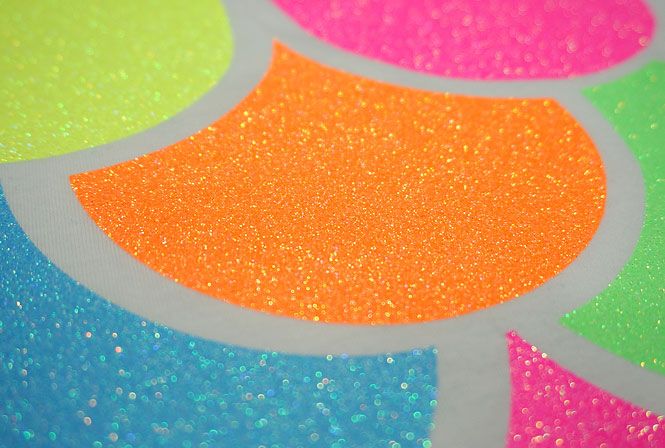 HTV Heat Transfer Vinyl - Glitter Neon