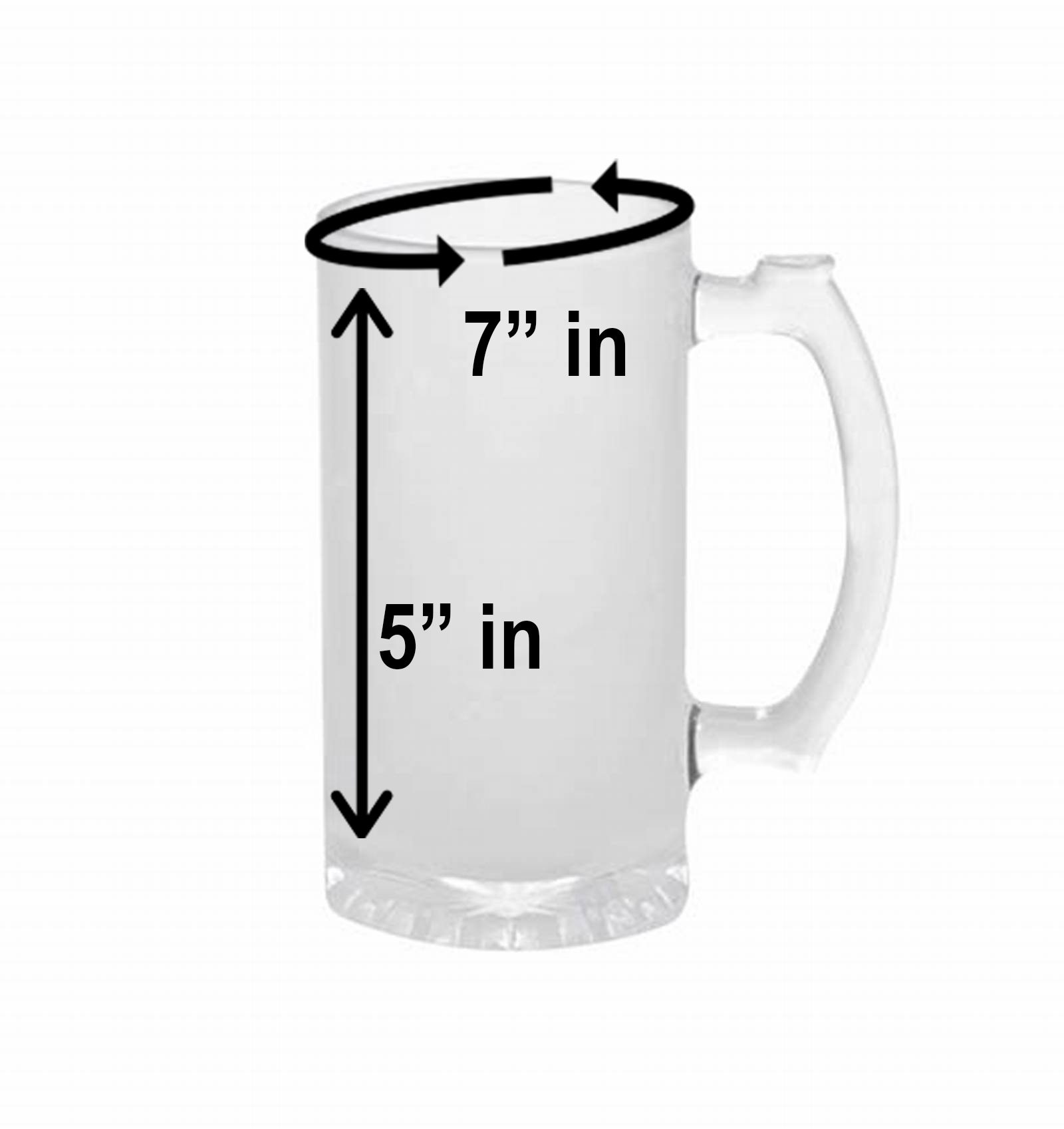 Beer Mug 16oz for Sublimation