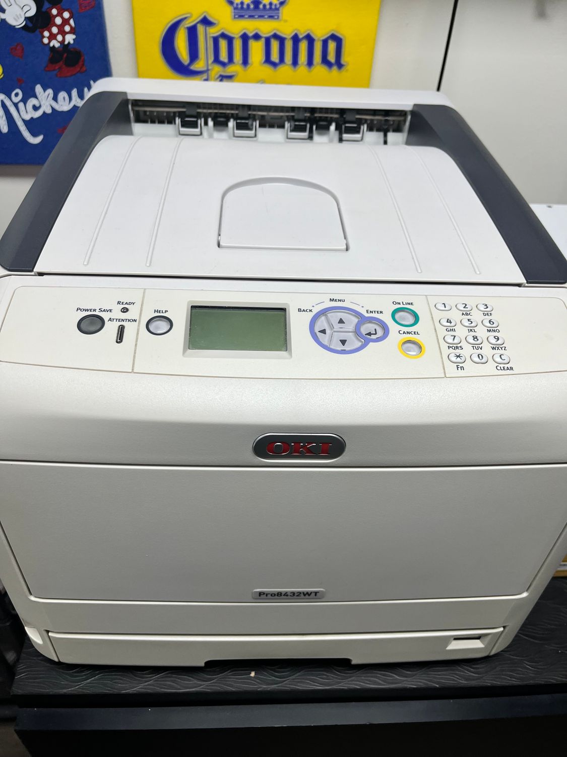USED - OKI White Toner Laser Printer 8432wt