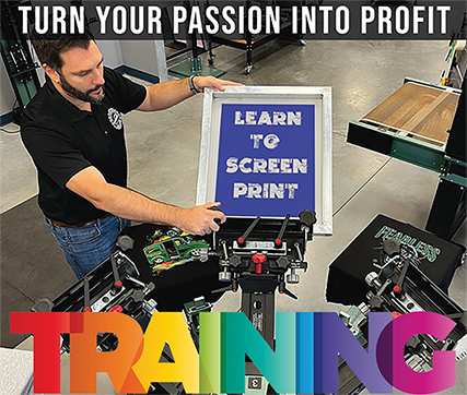 Screen Printing Training 1 Day/1 Person