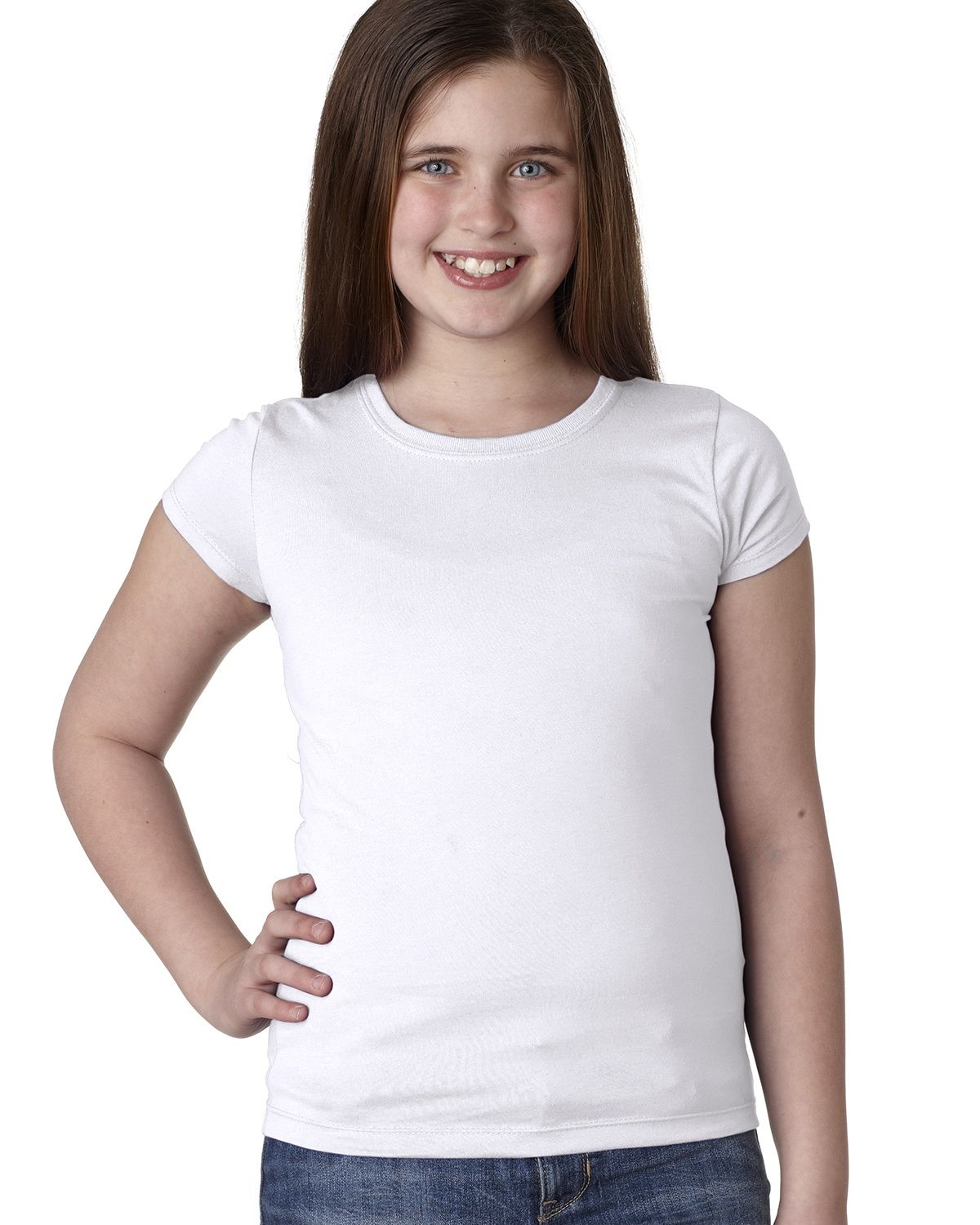 Next Level 3710 Girls T-Shirts - (Crew Neck)