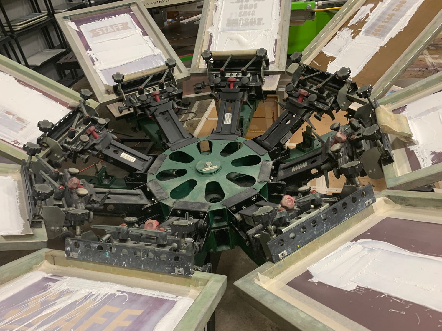 USED - Vastex V2000 HD Manual Press 8c/8s