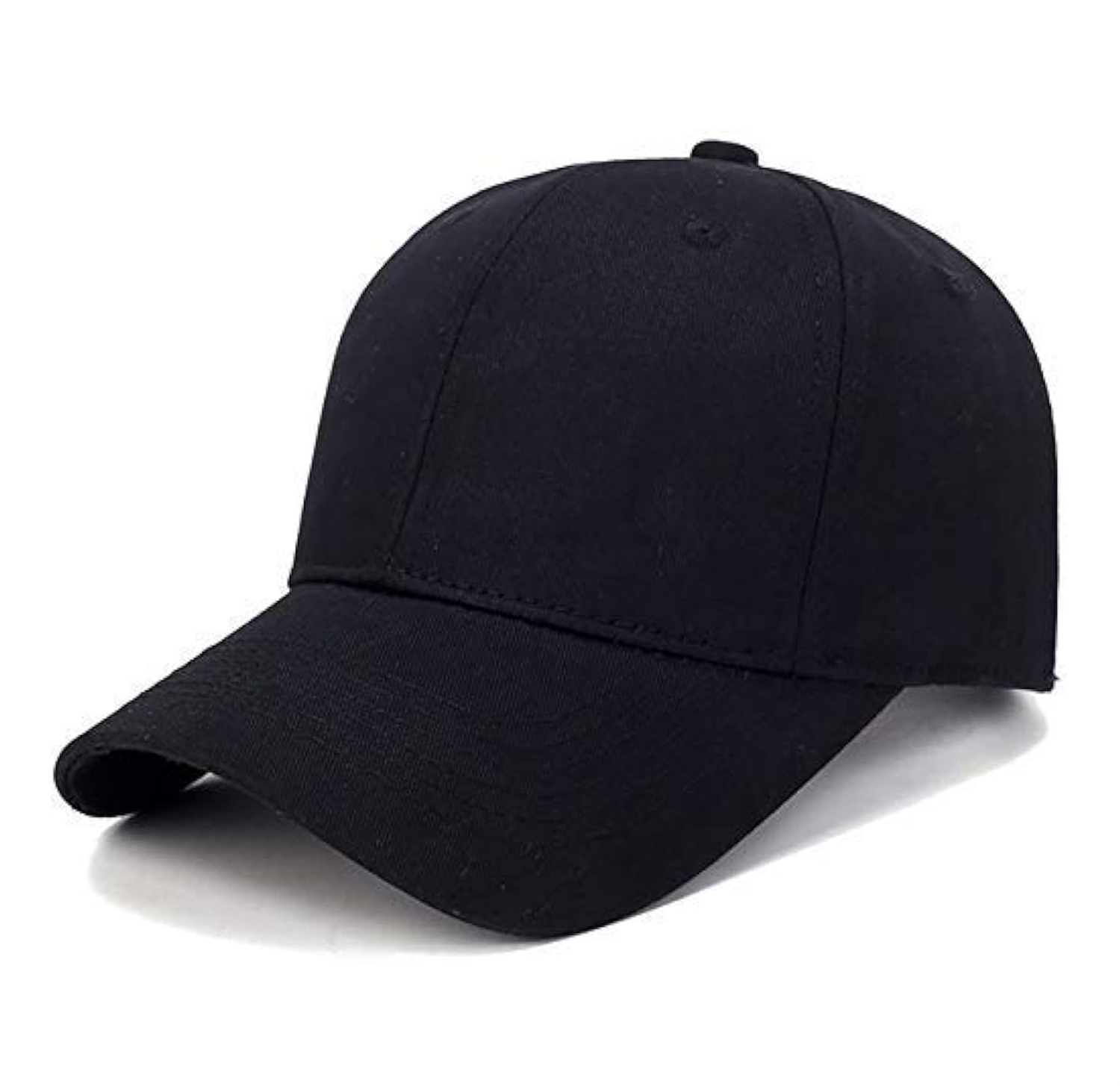 Baseball style 6-Panel Caps - Black