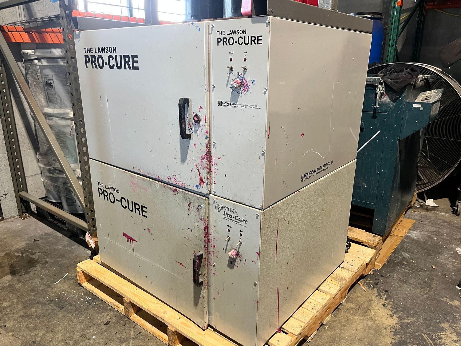 USED - Screen Drying Cabinets
