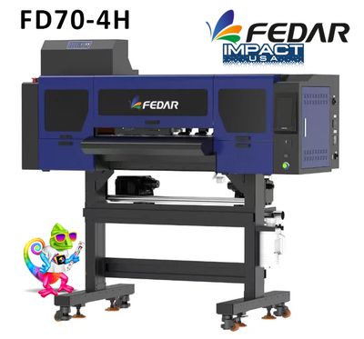 Fedar FD70-4H – 4Heads DTF Printer & Automatic Shaker