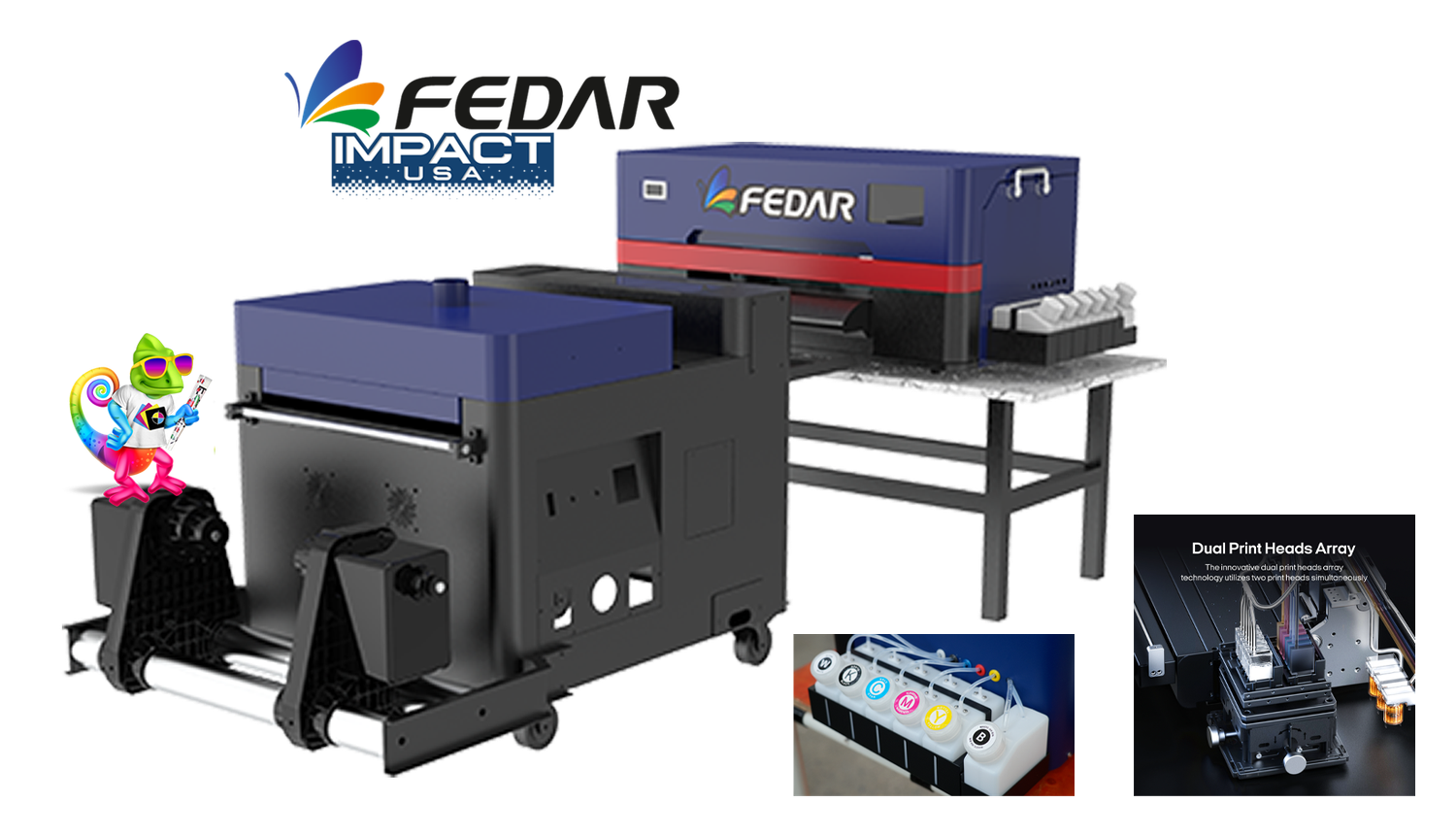 FEDAR FDA3-PRO DTF Printer with Shaker unit