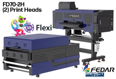Fedar FD70-2H – 2Heads DTF Printer & Automatic Shaker Fedar FD70-2H – 2Heads DTF Printer & Automatic Shaker
