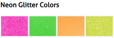 HTV Heat Transfer Vinyl - Glitter Neon HTV Heat Transfer Vinyl - Glitter Neon