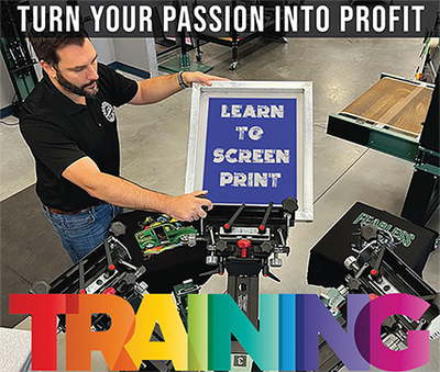 Screen Printing Training 1 Day/1 Person