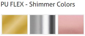 PU FLEX  20 inch Heat Transfer Vinyl - Shimmer Colors