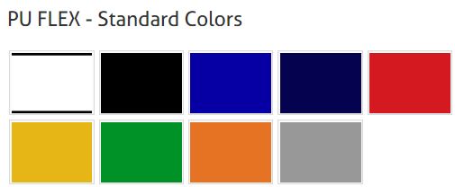 PU FLEX 20 inch - Standard Colors PU FLEX 20 inch - Standard Colors