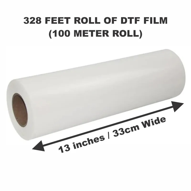 DTF Film 13" x 328'ft - STS V8 Instant Hot Peel