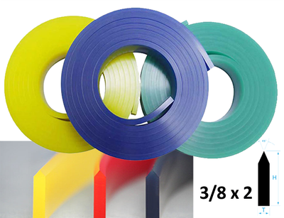 Squeegee V-Shape DB 3/8x2 - ROLL