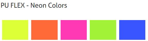 PU FLEX  20 inch - Neon Colors