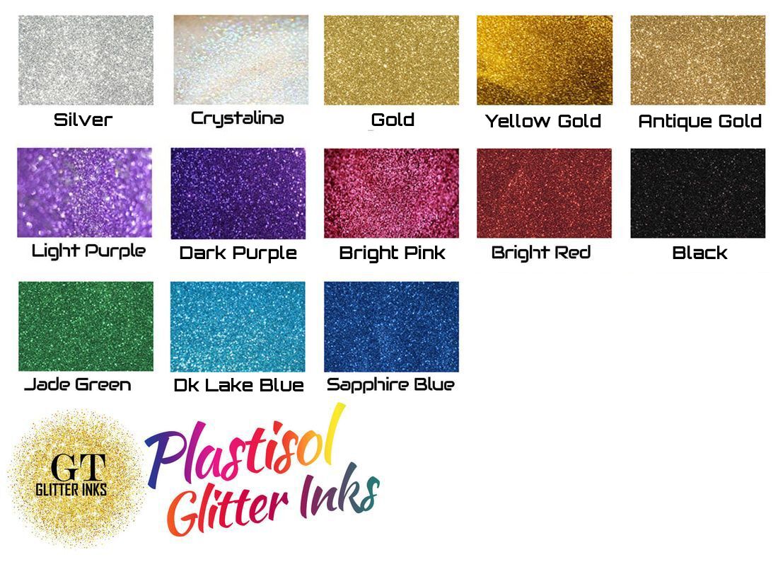 Plastisol Glitter Inks