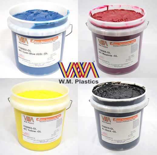 4 Color CMYK Process Inks