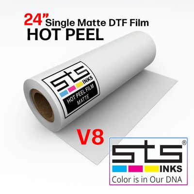 DTF Film 24" x 328'ft - STS V8 Instant Hot Peel