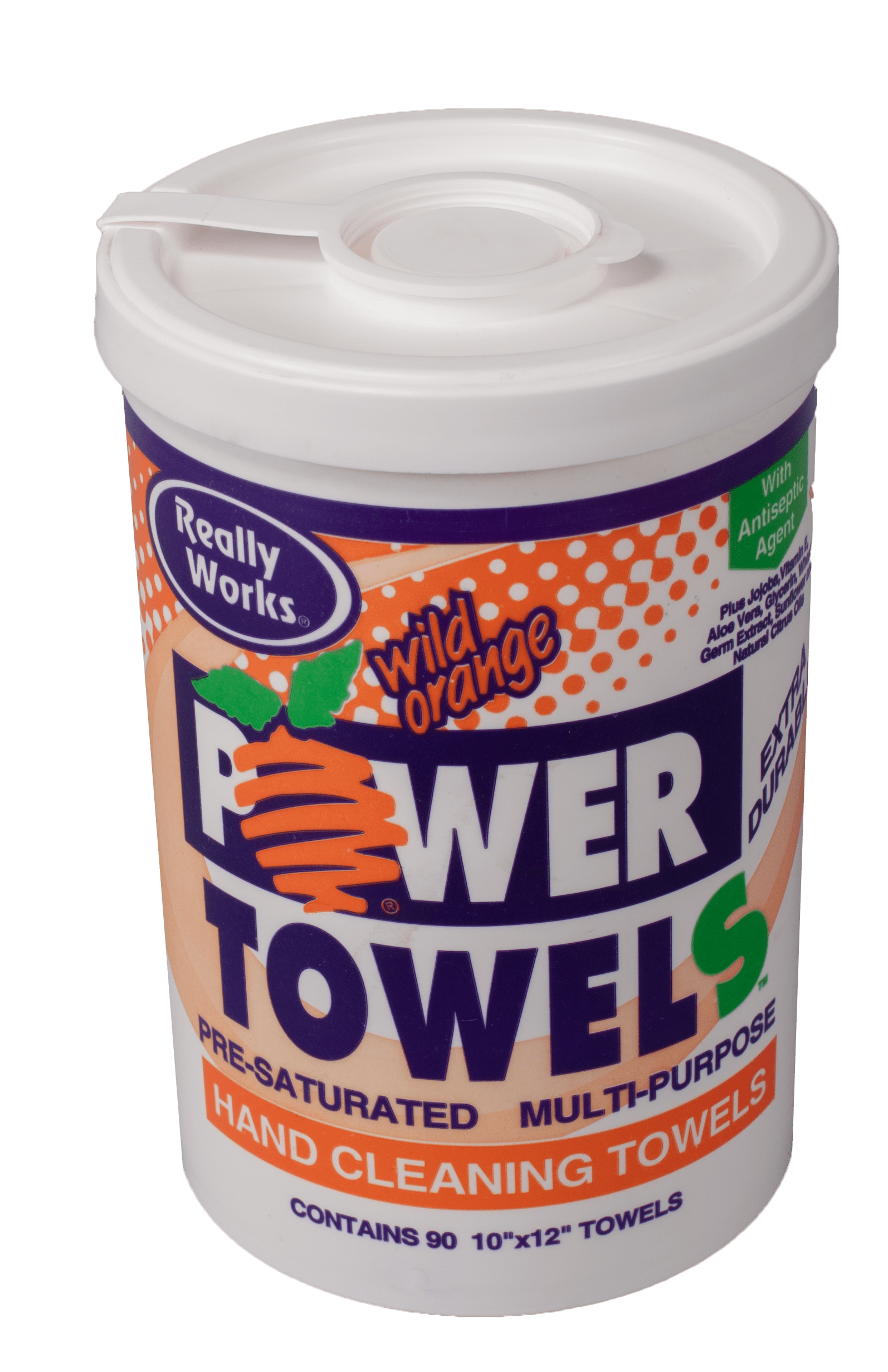 Handcleaner POWER TOWELS wipes - TUB