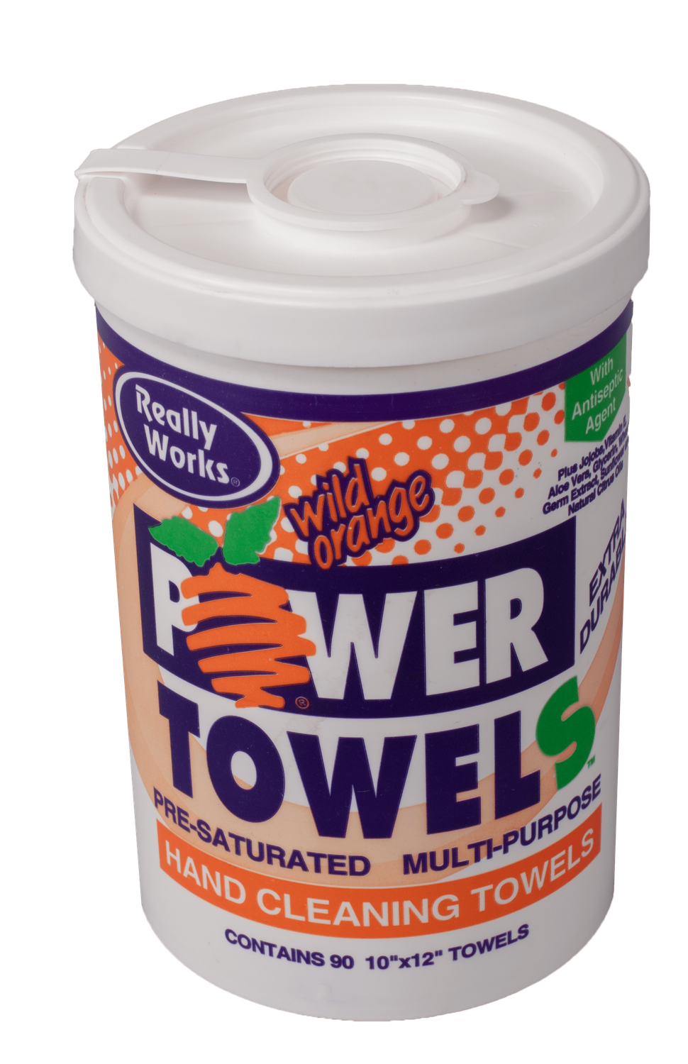 Handcleaner POWER TOWELS wipes - TUB