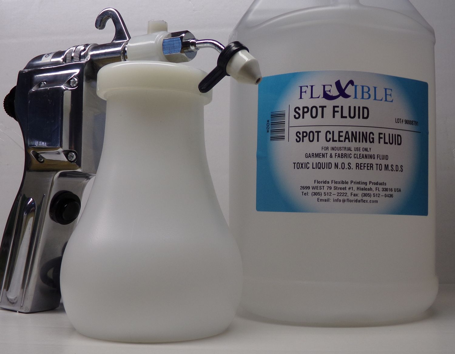 Spot Cleaning Gun KIT - w/1gal of Fluid