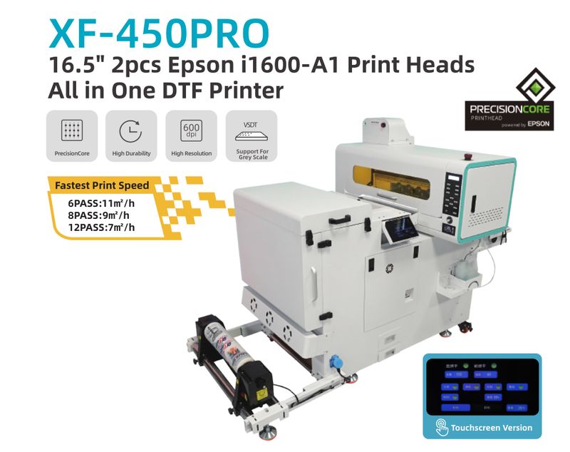 DTF XF-450PRO DTF Printer with Shaker unit DTF XF-450PRO DTF Printer with Shaker unit