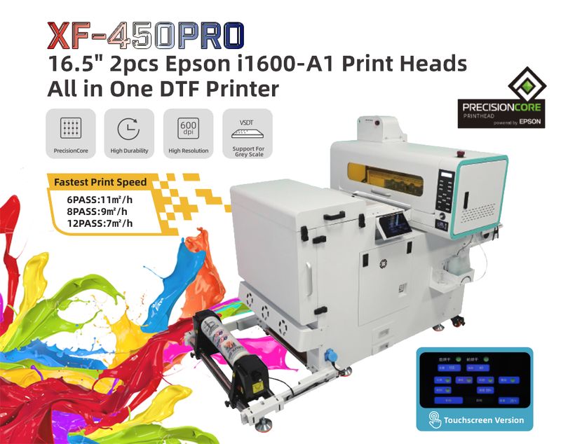 DTF XF-450PRO DTF Printer with Shaker unit