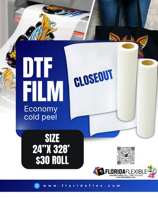 DTF FILM (ECONOMY COLD PEEL)
