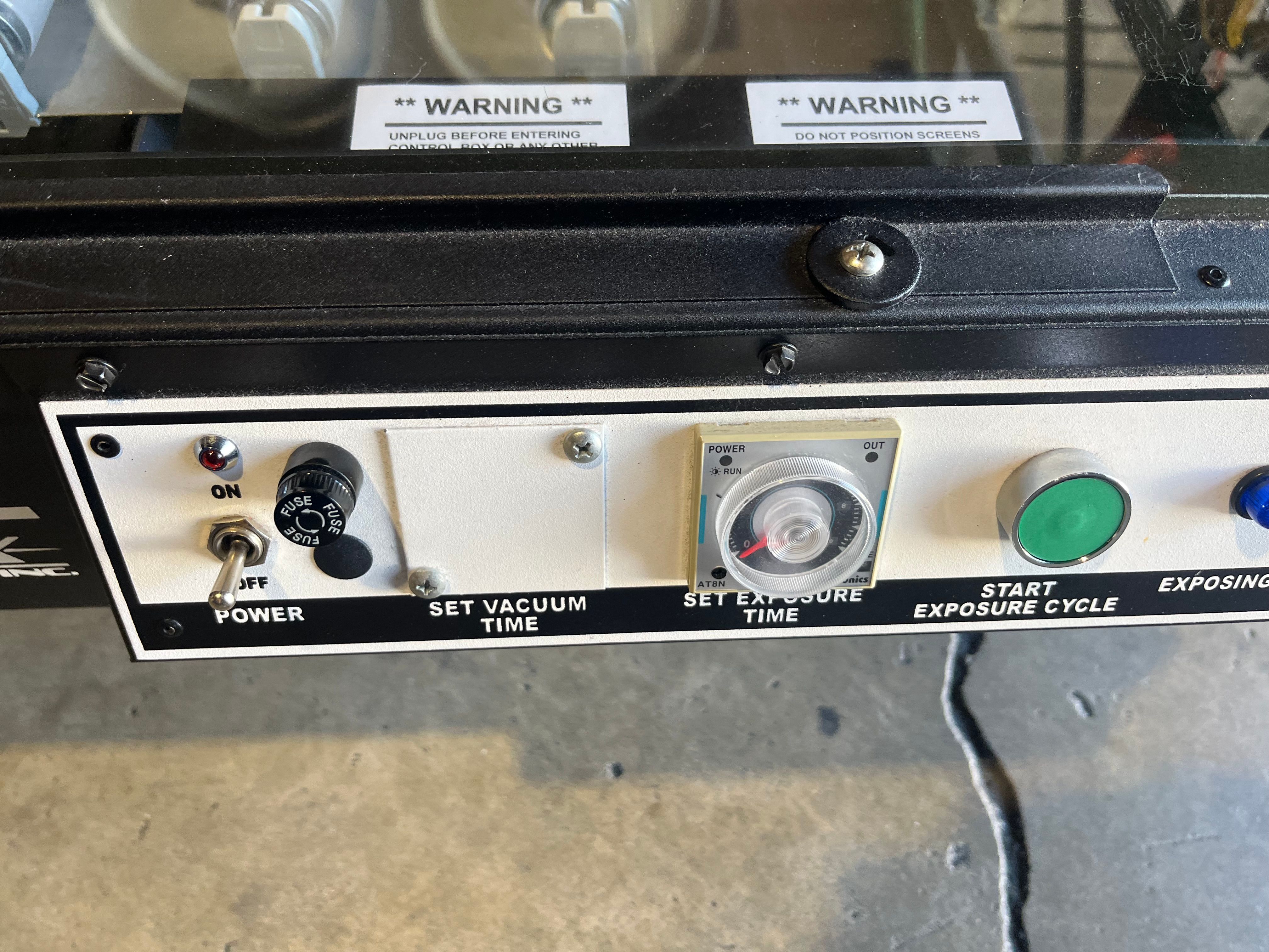 USED - Vastex E-100-2128 Exposure Unit