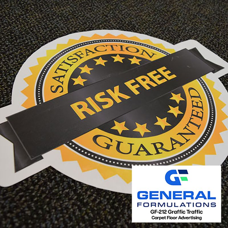 GF-212 Graffic Traffic Carpet Advertising Vinyl 54in - Matte