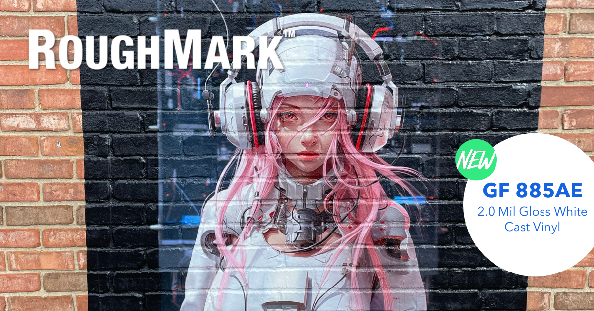 GF-885AE RoughMark Wall Vinyl 54in - Gloss