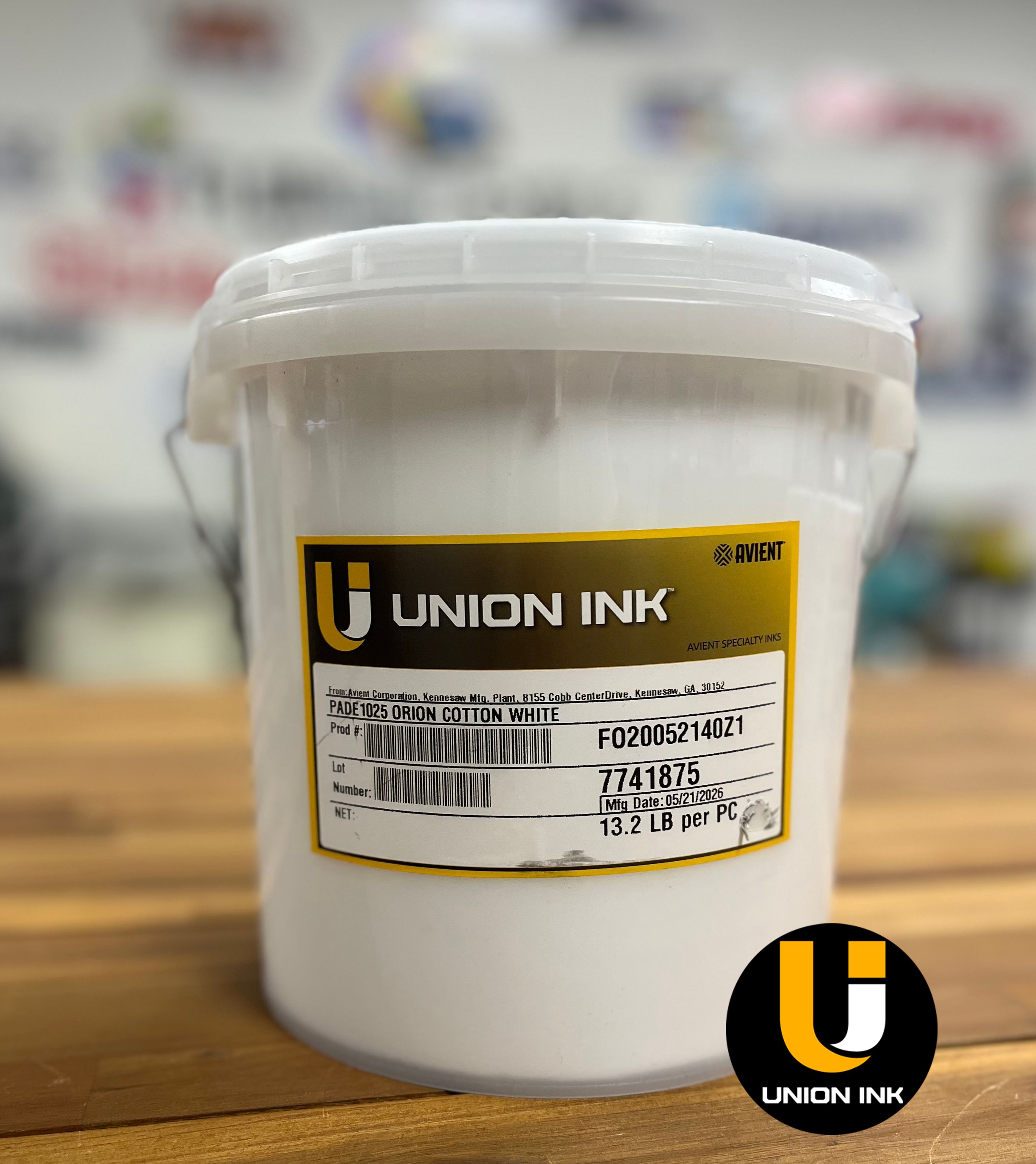 Union Ink Orion Cotton White HO - PADE1025 - 1gal