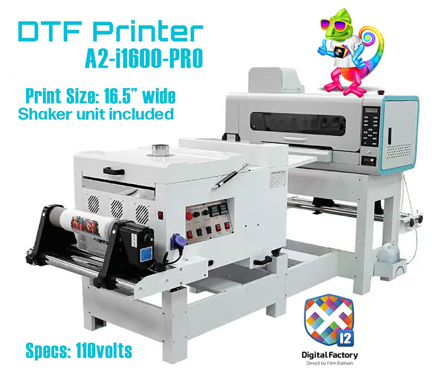 DTF-A2PRO DTF Printer with Shaker unit